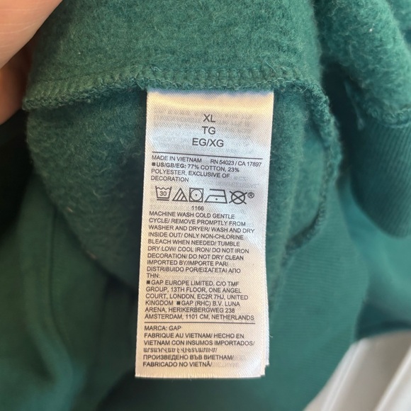 GAP Green Crewneck Sweatshirt - Picture 4 of 5